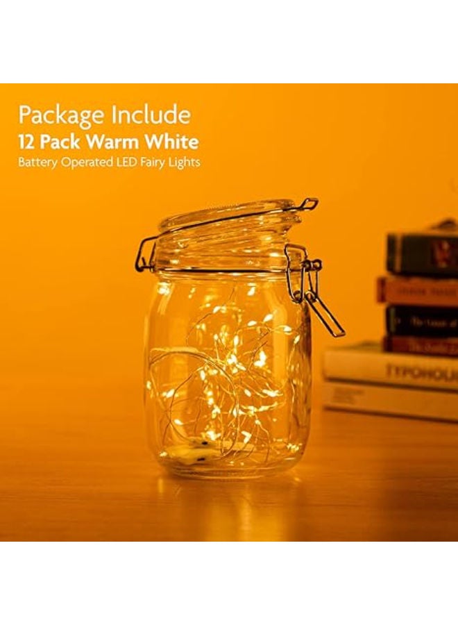 12 pieces - Fairy Lights Battery Operated String Lights - Image 2