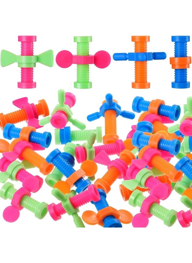 Zhanmai 24 Pieces Plastic Pencil Topper Fidgets Colorful Fidget Pen Flipper Pencil Top Fidgets Assorted Fidget Tool Spinner for Anxiety Release (36 Pieces)  - Image 3