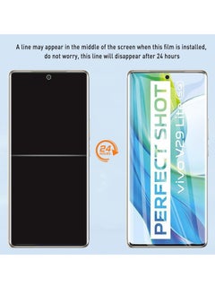 RINCO 2 Pack Soft TPU Screen Protector for Vivo V30/V30 Pro/V29/V29 Pro/V29e/V27/V27 Pro, Flexible Film [Not Glass], Bubble Free, Case Friendly, HD Clear, Easy Installation  - Image 5