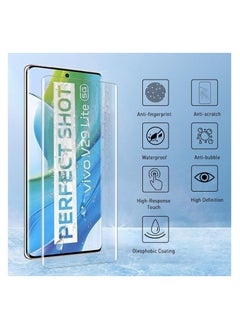 RINCO 2 Pack Soft TPU Screen Protector for Vivo V30/V30 Pro/V29/V29 Pro/V29e/V27/V27 Pro, Flexible Film [Not Glass], Bubble Free, Case Friendly, HD Clear, Easy Installation  - Image 2