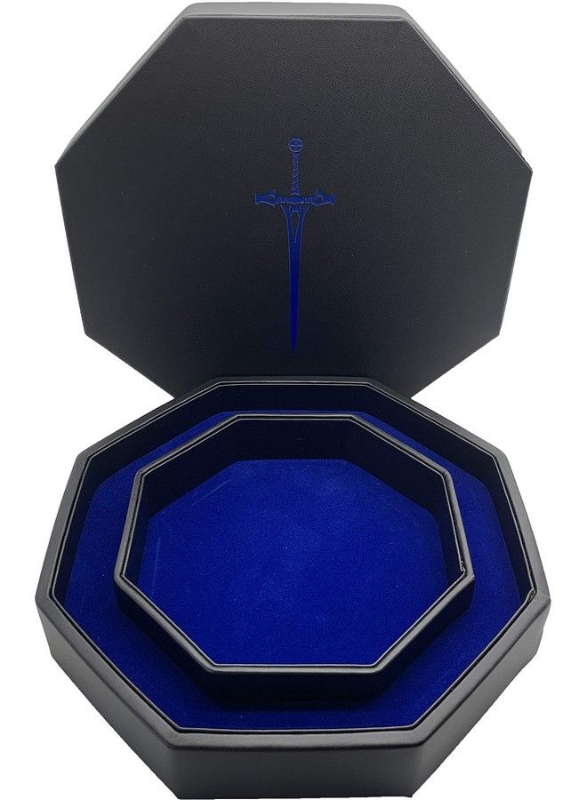 Norse Foundry Blue Sword Tray Of Holding Hexagon Rpg Dice Tray - Image 1