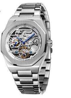 xozgdovg Men's automatic mechanical watch luminous three-eye six-needle star 1694 YEATION cross-border Select steel belt mechanical watch. 