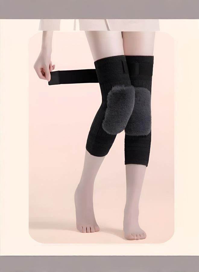 Warm Cashmere Knee Brace with Drawstring Design - Image 1