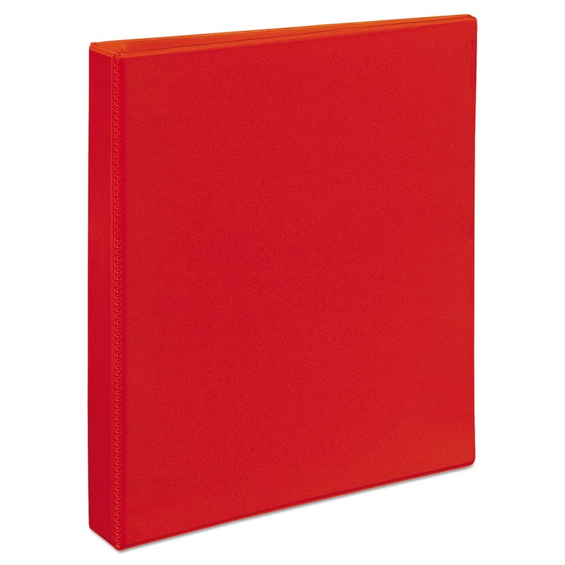 Avery Heavy-Duty View 3 Ring Binder, 1" One Touch EZD Rings, 1 Red Binder (79170) - Image 4
