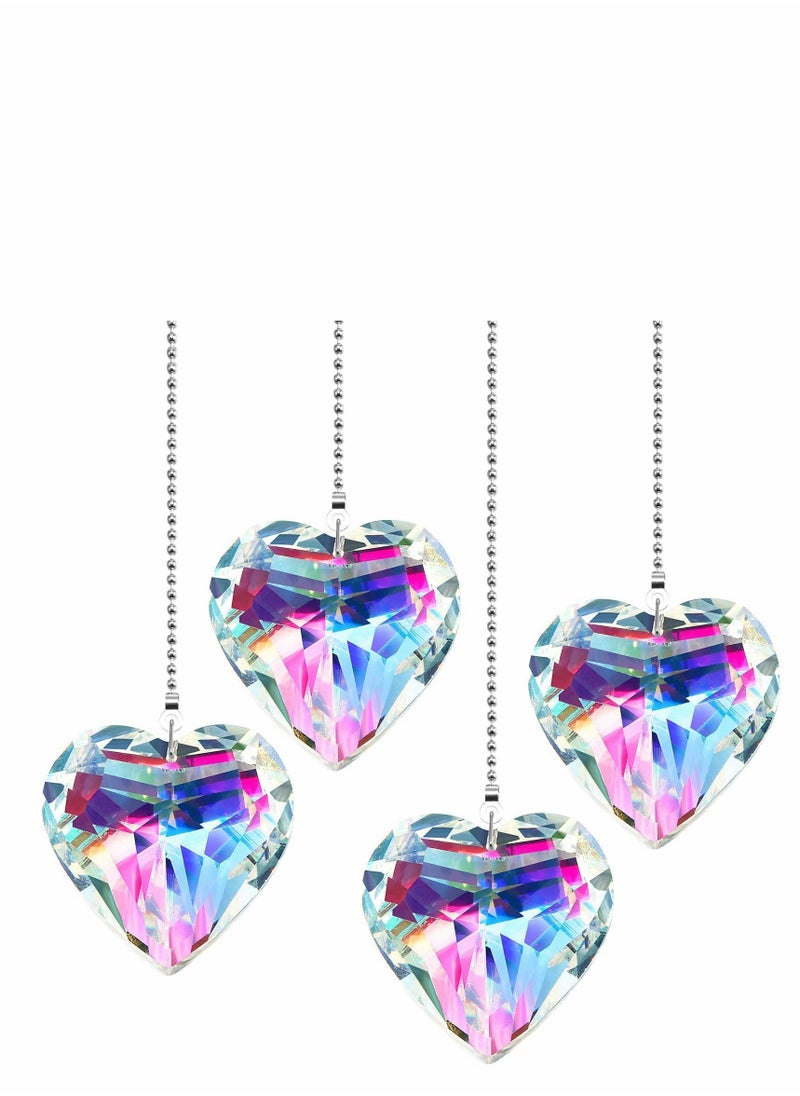 Y&D - Ceiling Fan Pull Chain Rainbow Maker Extension with Connector for Bathroom Toilet Light (Heart) - Image 1