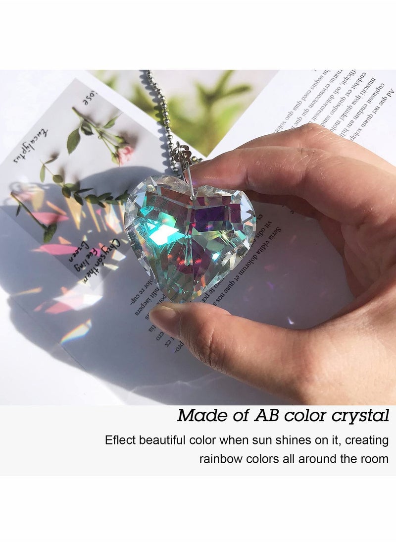Y&D - Ceiling Fan Pull Chain Rainbow Maker Extension with Connector for Bathroom Toilet Light (Heart) - Image 1