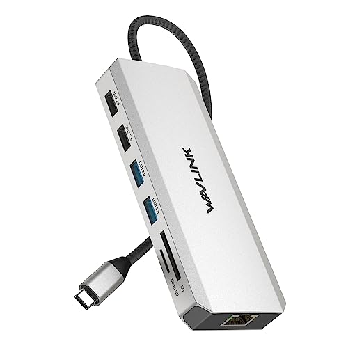 WAVLINK USB C Hub Triple Monitor, 12-in-1 Laptop Docking Station, Multiport Adapter with 4K HDMI, Dual 4K DP, 100W PD in, 5Gbps USB3.0, USB2.0, RJ45, SD/TF Slots, Audio/Mic - Image 1