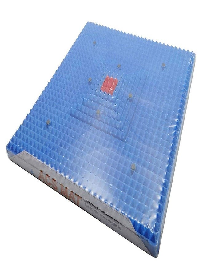EKIN Acupressure Reflexology Magnetic Pyramidal Therapy Energy Pain Relief Power Foot Health Deluxe Mat - Image 2