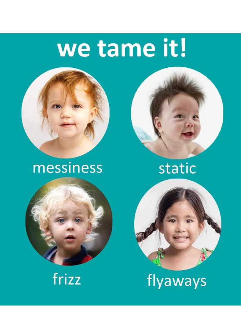 T is for Tame T is for Tame Bundle - Hair Taming Cream & Baby Shampoo, All-Natural, Plant-Based Hair Care Kit for Babies & Toddlers, Frizz Control & Tear Free Shampoo Formula  - Image 4