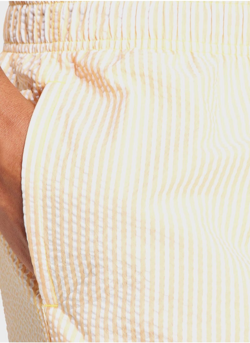 Adidas - Stripy Classic Swimshorts - Image 1