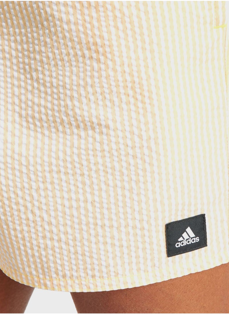 Adidas - Stripy Classic Swimshorts - Image 1