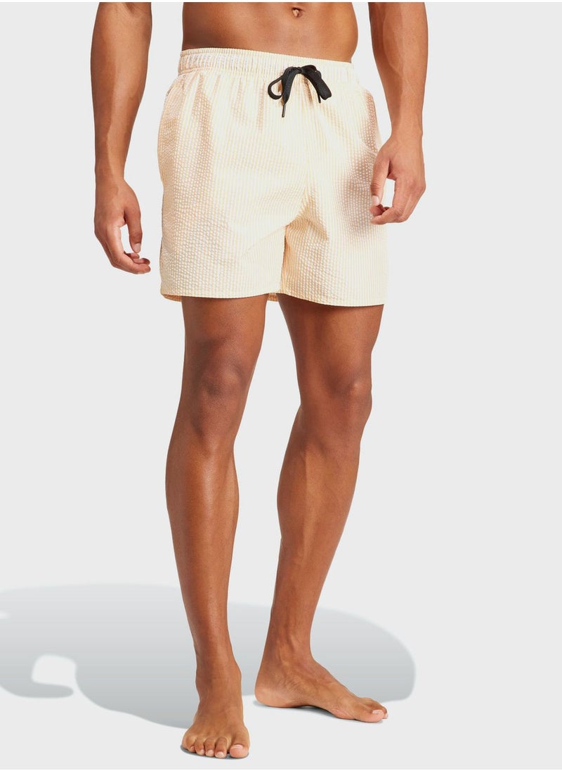 Adidas - Stripy Classic Swimshorts - Image 1