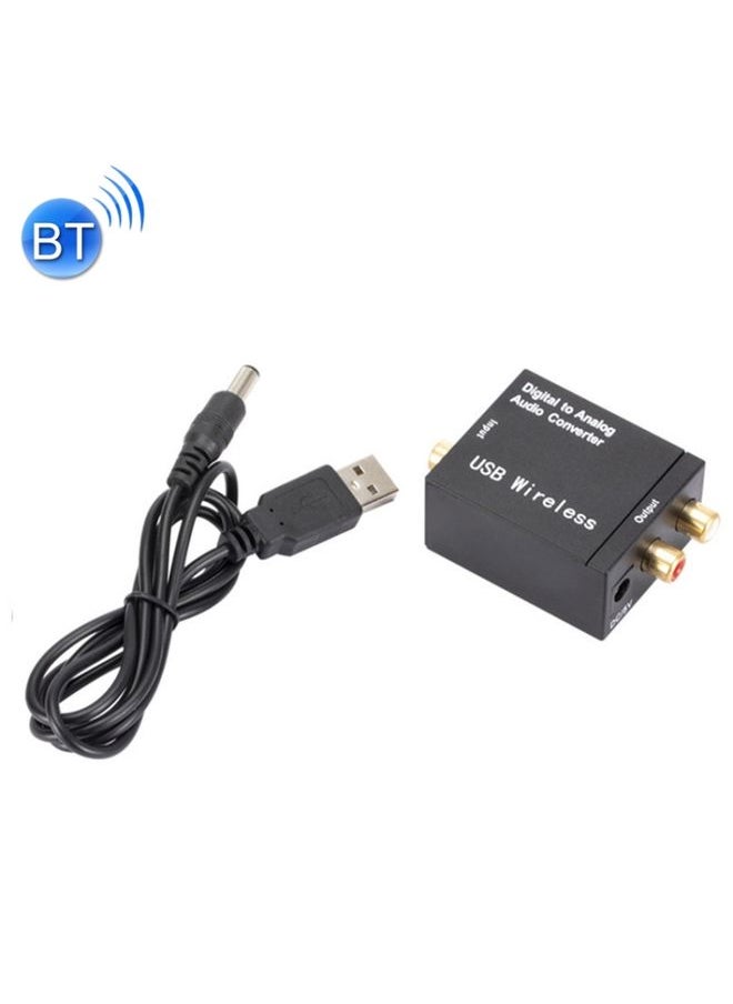 BURAQ YP028 Bluetooth Digital To Analog Audio Converter, Specification: Host+USB Cable  - Image 1