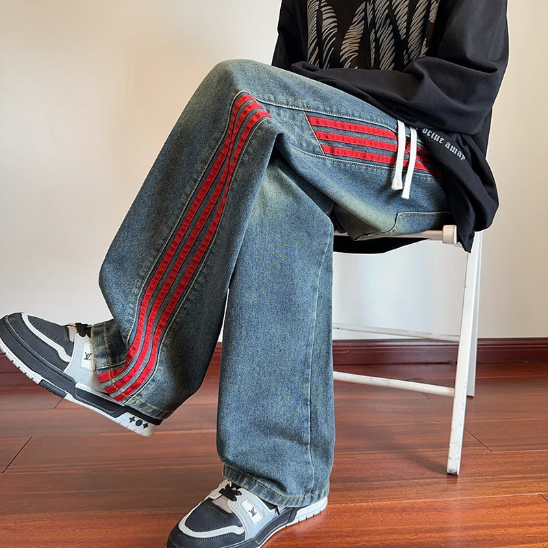 Unisex Casual Daily Denim Jeans - Image 2