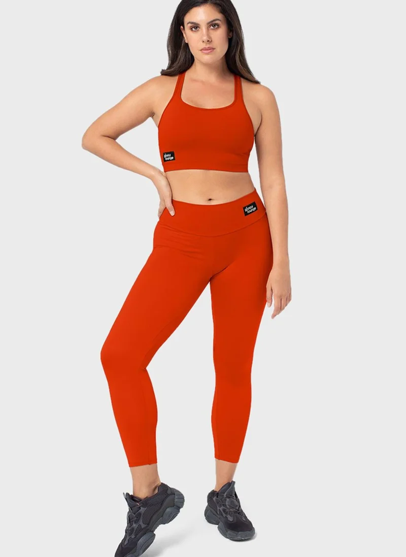 Glossy Lounge Logo High Waist Leggings