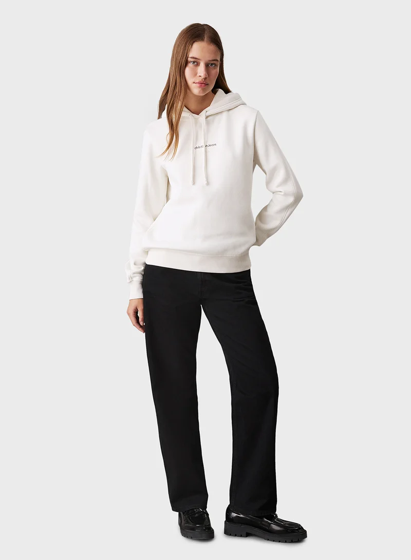 كالفن كلاين جينز Monologo Regular Hoodie