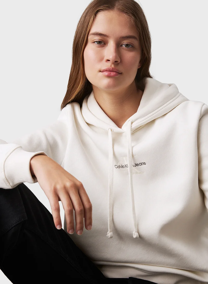 كالفن كلاين جينز Monologo Regular Hoodie