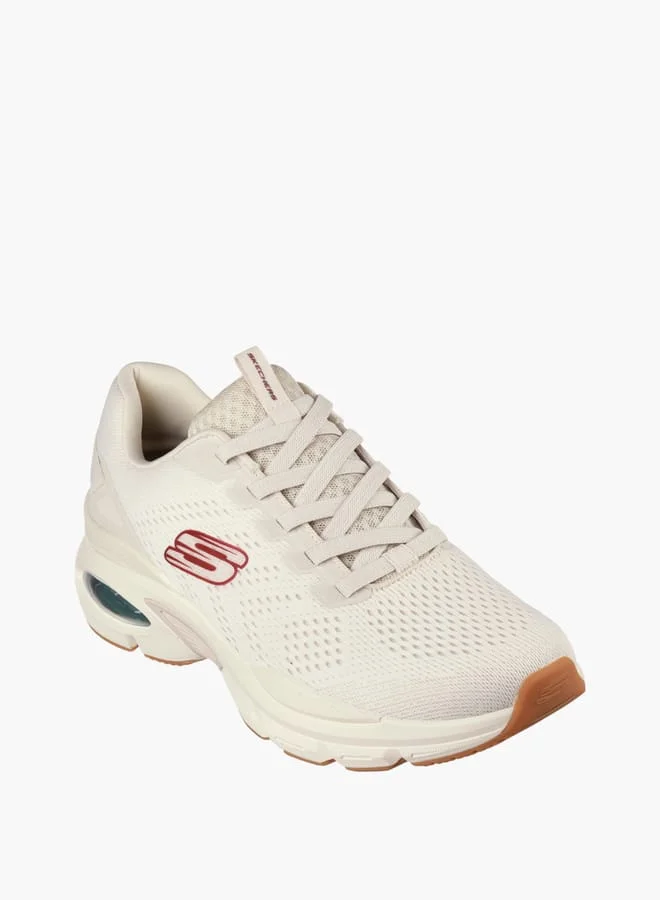 سكيتشرز Men's Mesh Sports Shoes with Lace-Up Closure - SKECH AIR VENTURA