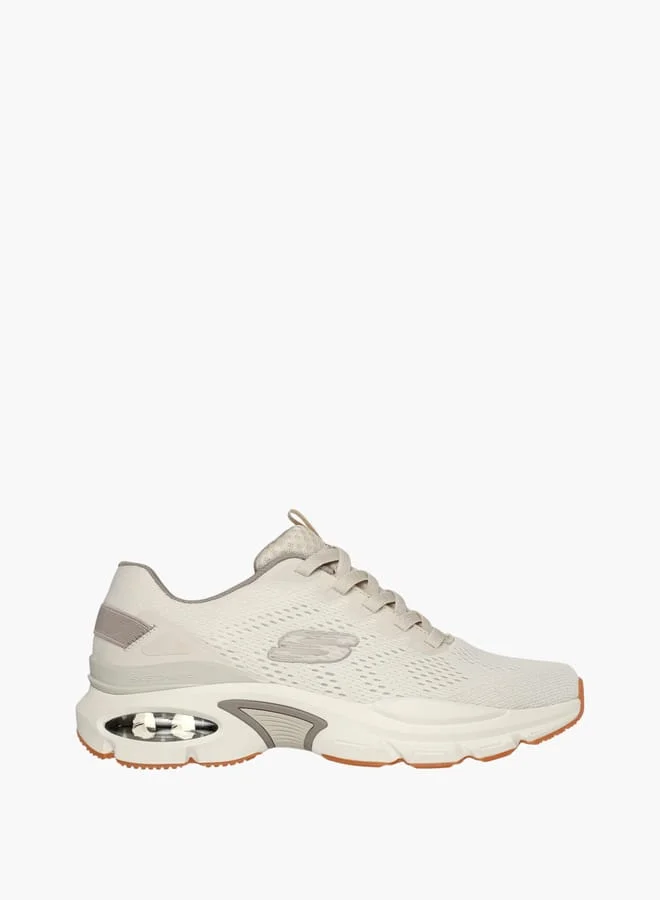 سكيتشرز Men's Mesh Sports Shoes with Lace-Up Closure - SKECH AIR VENTURA