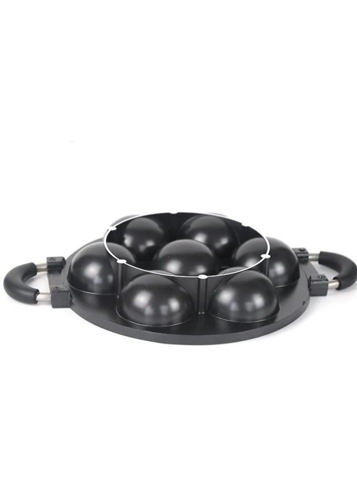 DubaiGallery صينية خبز كعكة تاكويكي بـ 7 فتحات صانع تاكويكي كرات الأخطبوط الصغيرة أدوات الطهي - Image 4