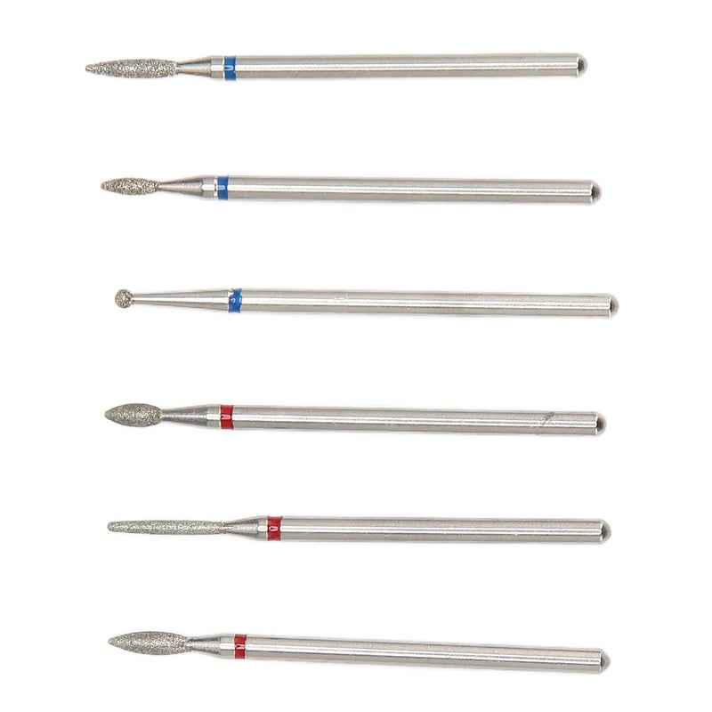Broca Nails Acabamento Drill Bit for Nails Russian Cuticle Drill Bits for Manicure Broca Acabamento Mystical/Fantasy Bit 6pcs Tungsten Steel Cuticle Remover Set Nail - Image 5