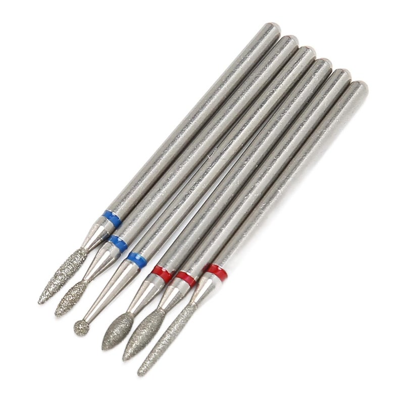 Broca Nails Acabamento Drill Bit for Nails Russian Cuticle Drill Bits for Manicure Broca Acabamento Mystical/Fantasy Bit 6pcs Tungsten Steel Cuticle Remover Set Nail - Image 3