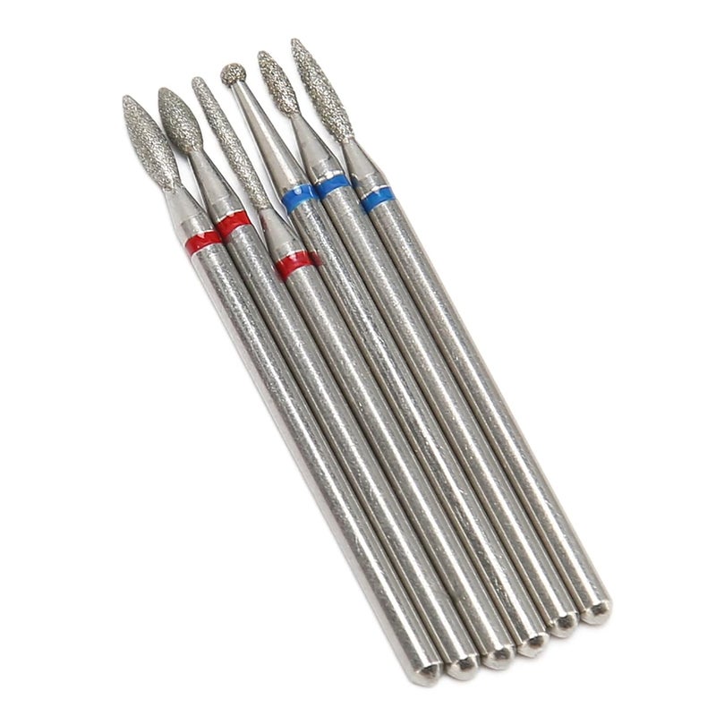 Broca Nails Acabamento Drill Bit for Nails Russian Cuticle Drill Bits for Manicure Broca Acabamento Mystical/Fantasy Bit 6pcs Tungsten Steel Cuticle Remover Set Nail - Image 1