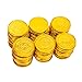 Liatunou 50 Pcs Plastic Gold Coins BulkPirate Gold Coins for Treasure Hunt GamesParty DecorationsPirate GamesParadeRewardsNovelty Party Favors - Image 4