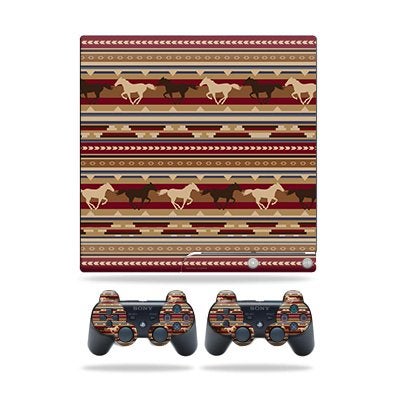 MIGHTY SKINS Skin Compatible with Sony Playstation 3 PS3 Slim + 2 Controllers – Western Horses | MightySkins Protective, Durable, and Unique Vinyl wrap Cover | Easy to Apply, Remove | Made in The USA - Image 5