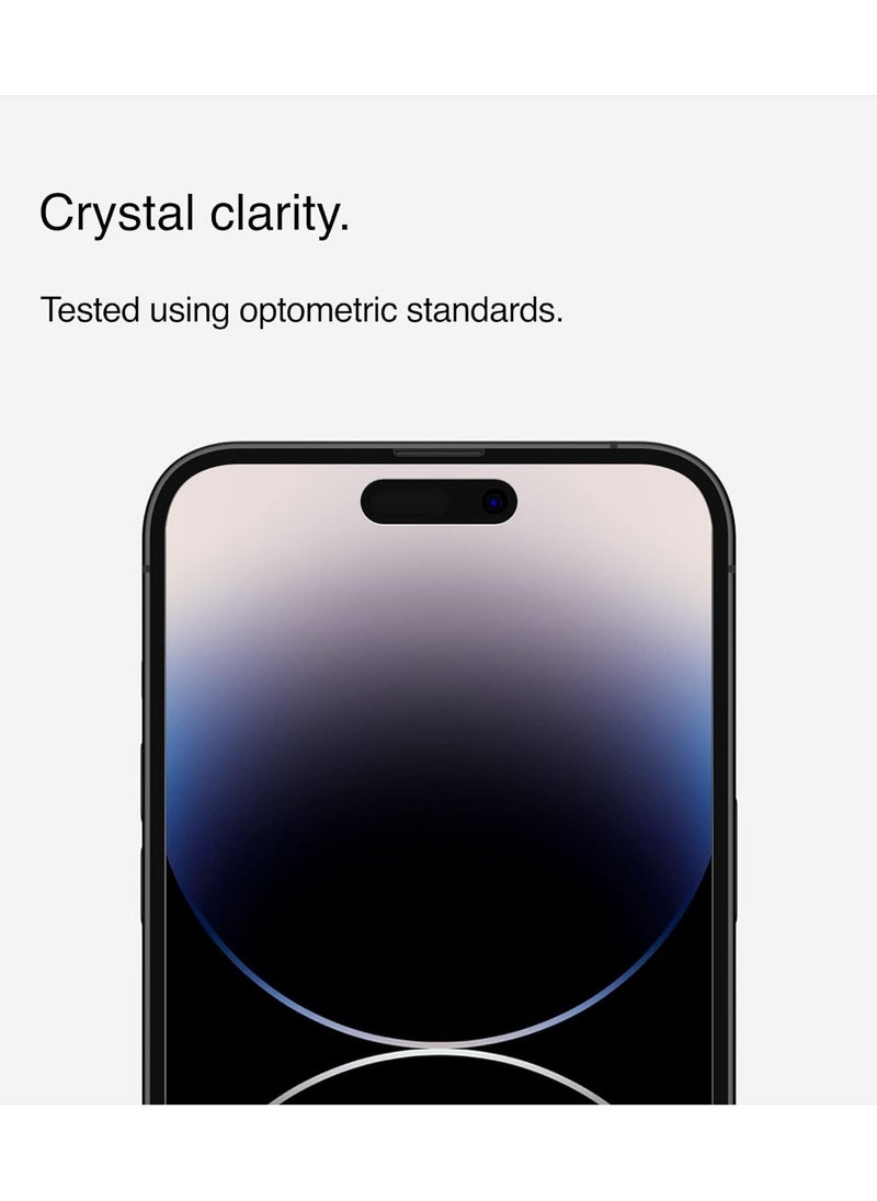 Raxoom Privacy Tempered Glass iPhone 14 Pro Max screen protector, Treated Surface with Anti-Fingerprint Coating, Anti-Spy and Bubble Free Application, Included Easy Align Tray, iPhone case compatible - Image 3