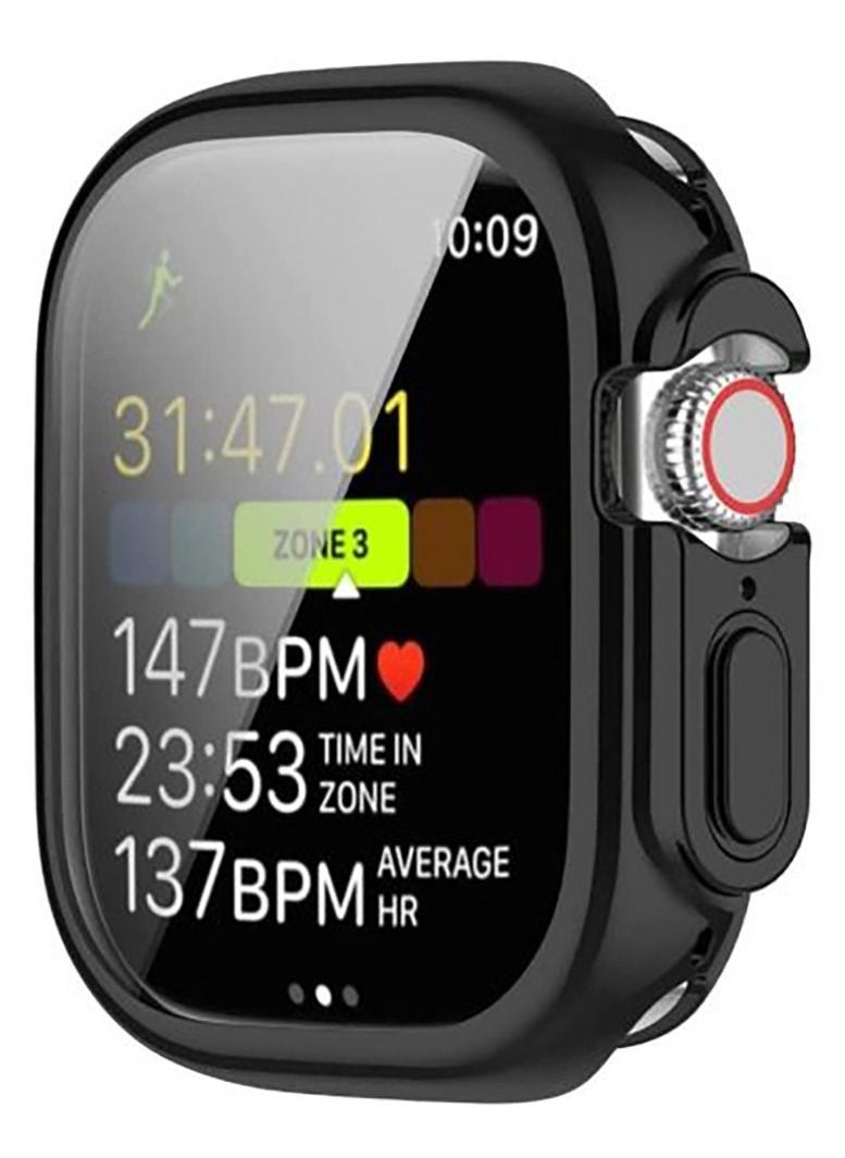 Generic case for Apple Watch Ultra 49mm Silicon Cover - Black  - Image 3