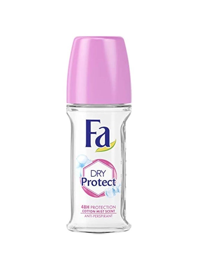 Fa Roll On Dry Protect Cotton Mist, 50 Ml