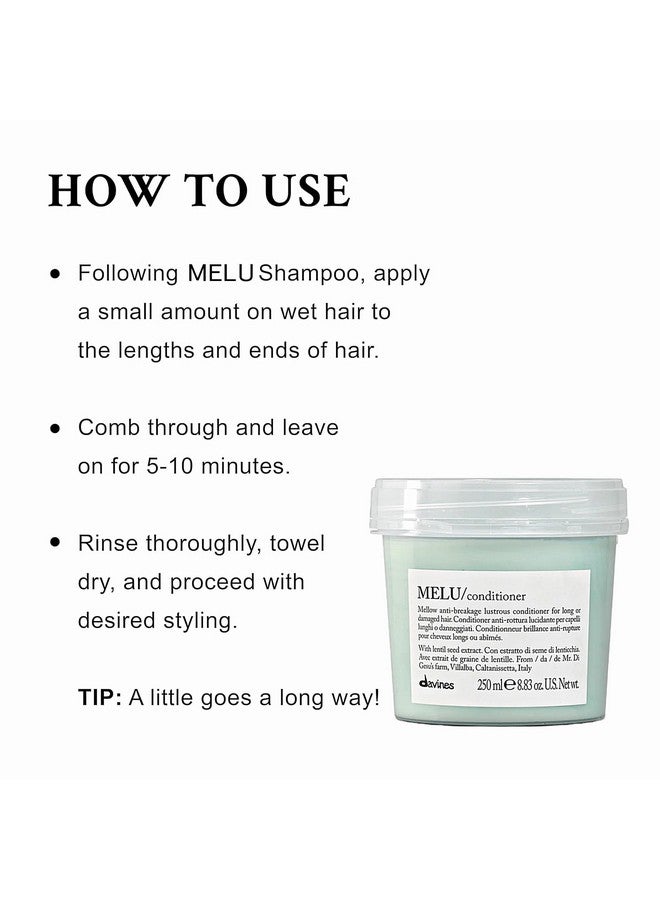 دافينز بلسم دافينز ميلو | بلسم مضاد للتكسر للشعر الطويل والتالف | ٨٫٨٣ أونصة سائلة - Image 4