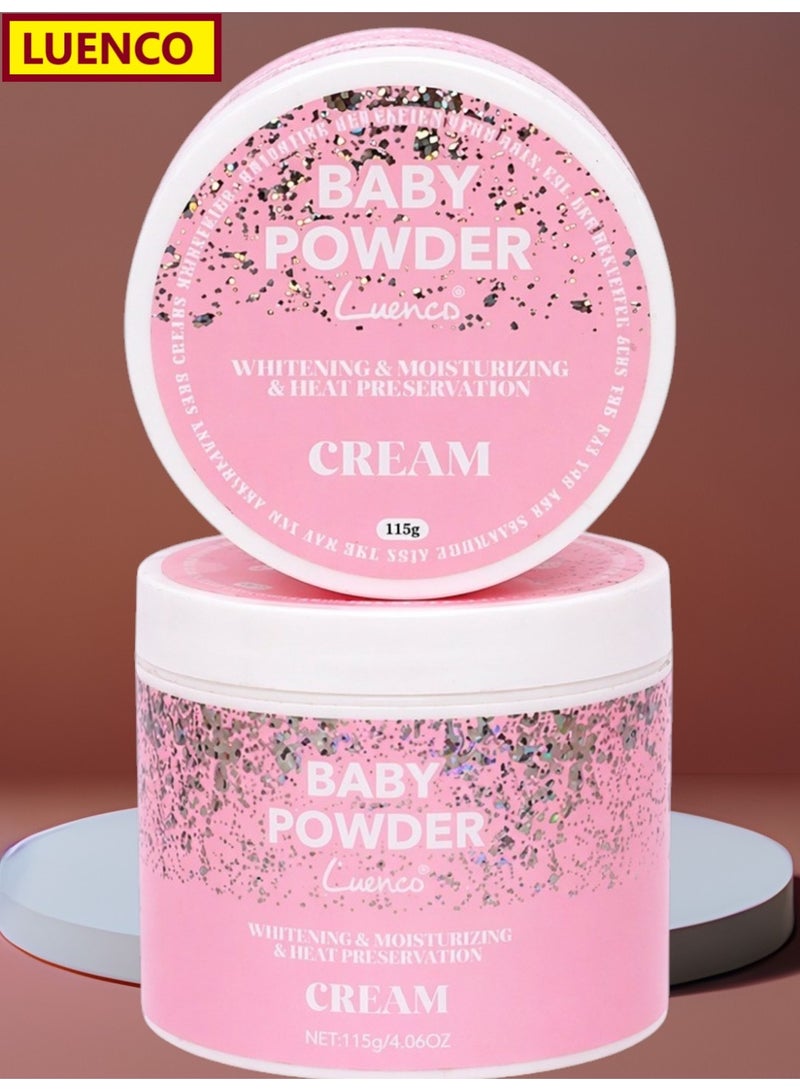 LUENCO Cream Baby Powder Whitening & Moisturizing & Heat Preservation 115g - Image 1