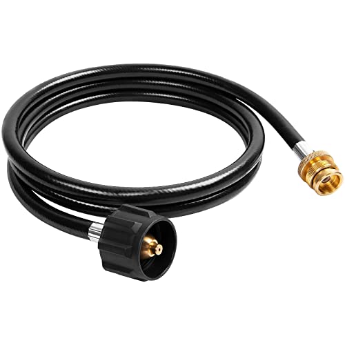 SHINESTAR 6 FT Propane Hose Adapter - Compatible with Buddy Heaters, Coleman Camping Stove, Weber Q Grill, Lanterns and More - Connect 1 lb Portable Appliances to 20 lb Tanks - Image 1