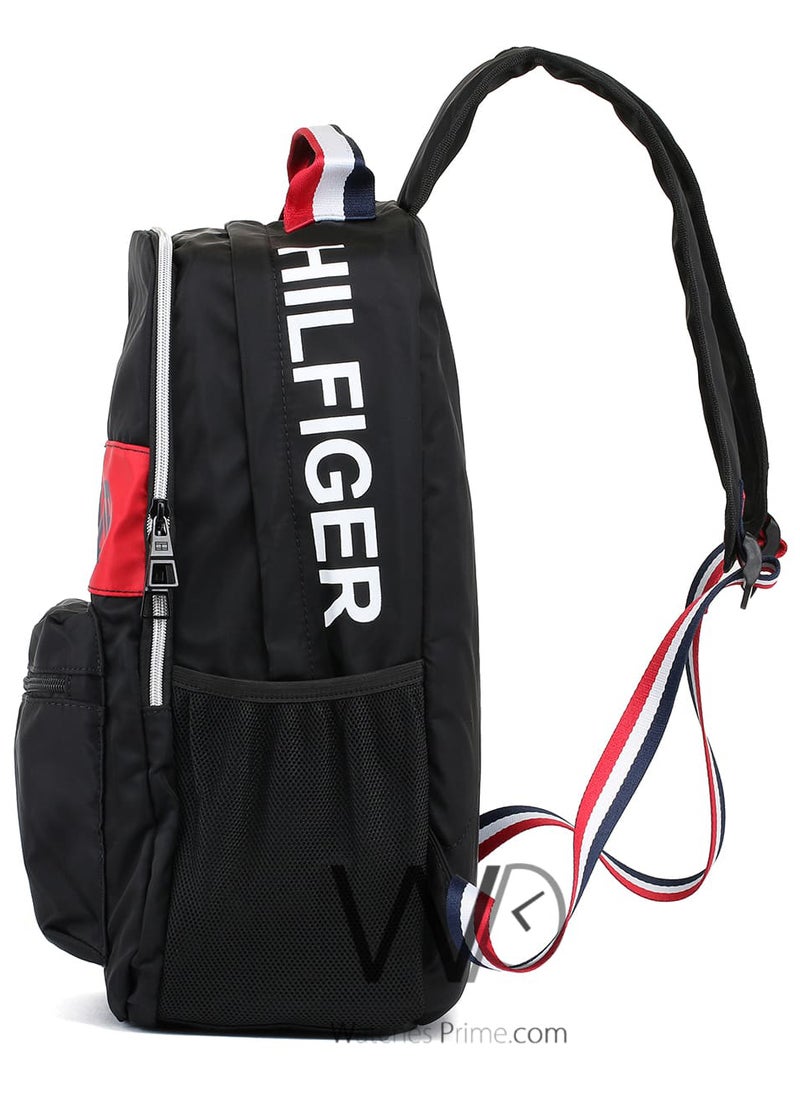 Tommy Hilfiger Plus Tommy Hilfiger Backpack Black Colorblock Bag  - Image 4