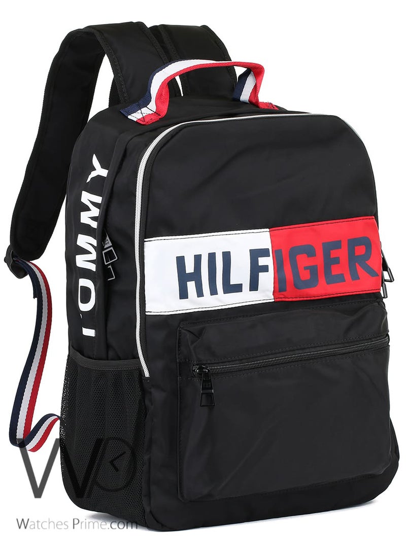 Tommy Hilfiger Plus Tommy Hilfiger Backpack Black Colorblock Bag  - Image 1