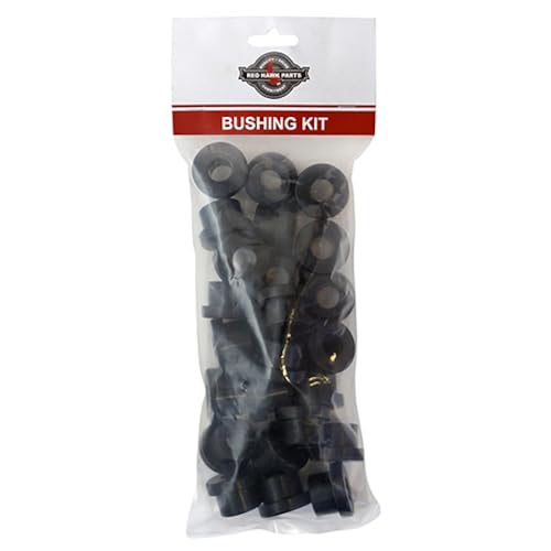 Red Hawk SPN-0005 Bushings Compatible With/Replacement For Club Car 1015583, E-Z-GO 14178G1, 624030, 70291G01 Rubber, Rear Leaf Spring Golf Carts - Image 2