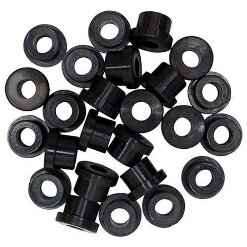 Red Hawk SPN-0005 Bushings Compatible With/Replacement For Club Car 1015583, E-Z-GO 14178G1, 624030, 70291G01 Rubber, Rear Leaf Spring Golf Carts - Image 3