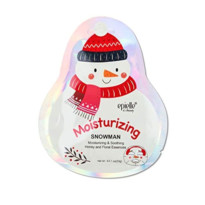 Epielle Holiday Character Face Mask 12 Pack, Fun & Effective Korean Skin Care, Spa Party Favors, Stocking Stuffers, Birthday Gifts for Women, Self Care Gifts - Image 4