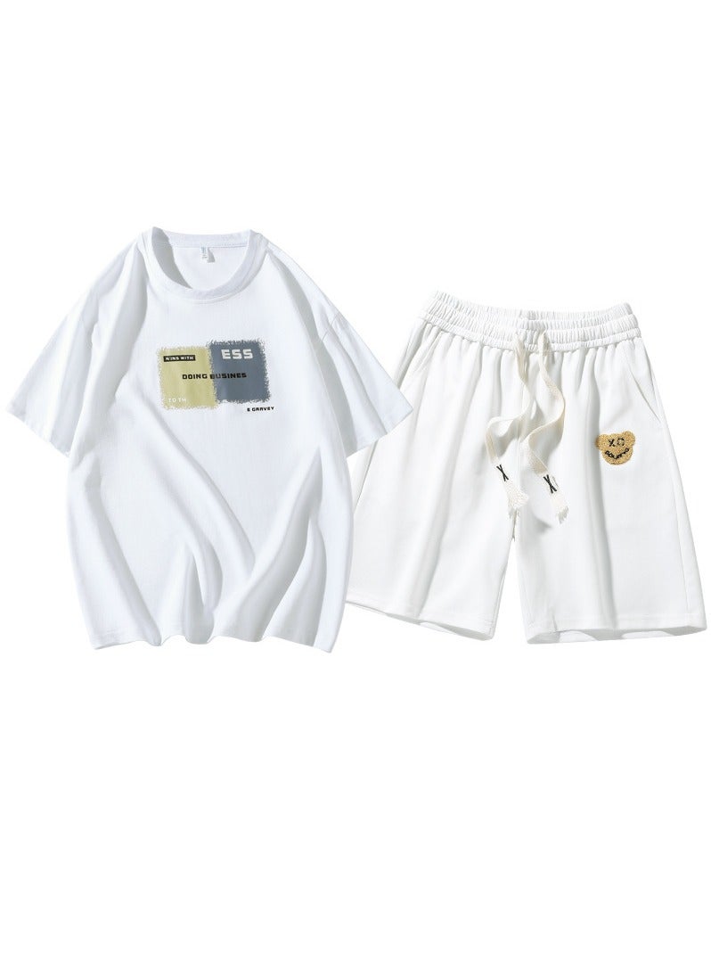 KUYING New Fashion Versatile Short Sleeve Set 