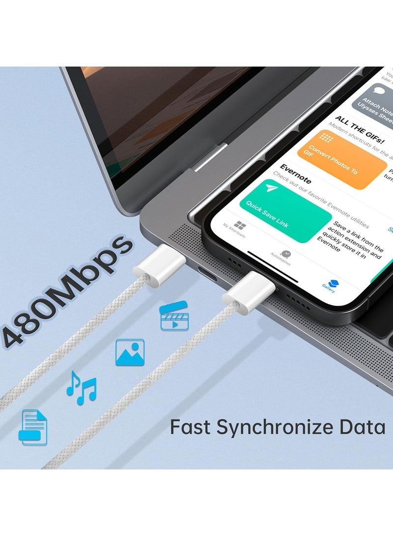 Concretization 25W IPhone Fast Charger | USB C Wall Fast Charger with 2M Type C to C Charging Cord  Compatible with IPhone 17/16/15/Pro Max/Pro/Plus and all Type C Mobile - Image 5
