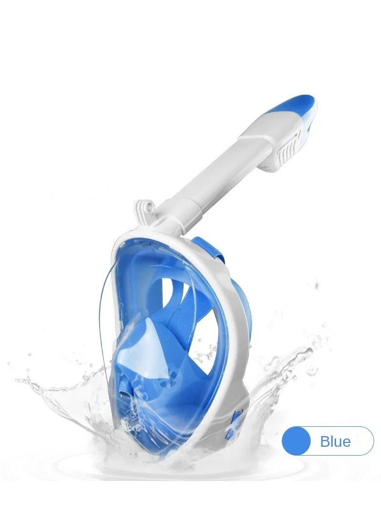 Bluejw 1-Piece Panoramic Full Face Snorkel Mask - Image 1