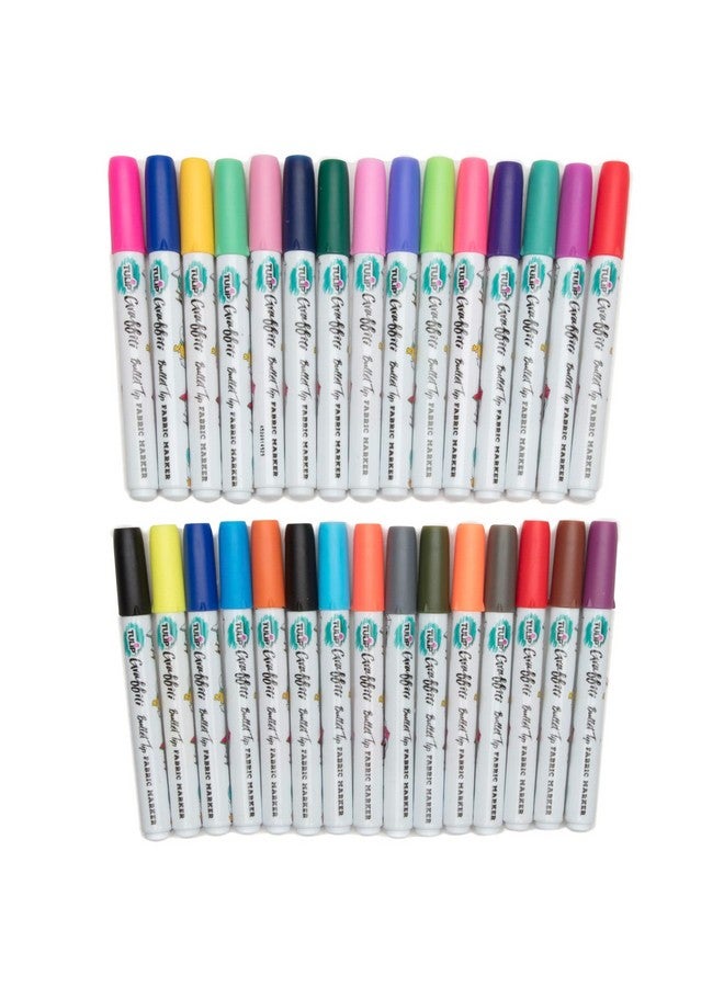 Tulip Fashion 37037 Mrkt Graffiti Marker Bullet Tip 30Pk Rainbow 30 Pack As Detailed 30 Count - Image 2