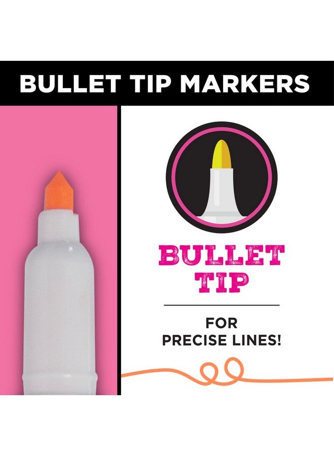 Tulip Fashion 37037 Mrkt Graffiti Marker Bullet Tip 30Pk Rainbow 30 Pack As Detailed 30 Count - Image 5