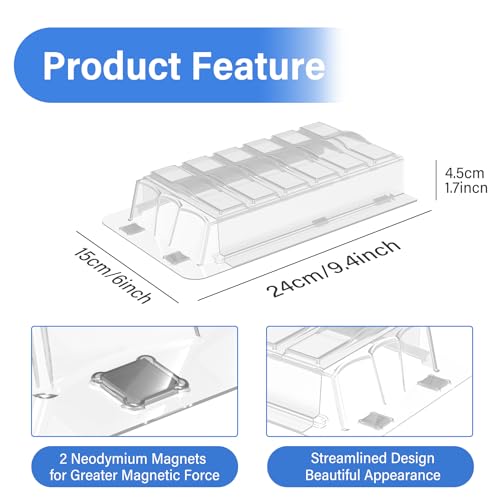 YANWEN Sideways Vent Extender for Under Furniture, Air Floor Vent Deflector Fits Vents 3" - 6" Wide (1PCS) - Image 3