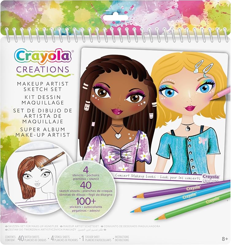 Crayola Creations Make-Up Artist Sketch Set