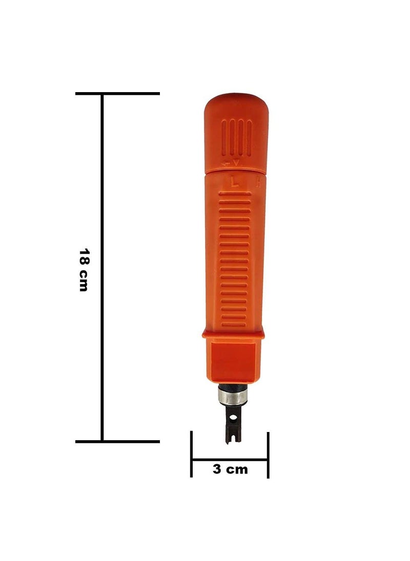 DIY Crafts DIY DIYC13980 Crafts Professional Cable Cat5 RJ11 RJ45 Network Punch Down Impact Tool Home Improvement DNo 69 Pack of 2 Pcs DIY Crafts  - Image 5