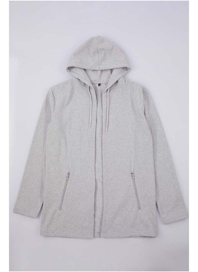 Grey Melange Zippered Hooded Sweatshirt/Cardigan TMNAW21HI0211 - pzsku/Z20B42ABE3F4ABD832D9CZ/45/_/1737375865/96fc4696-54ca-450f-b715-f34325858db5