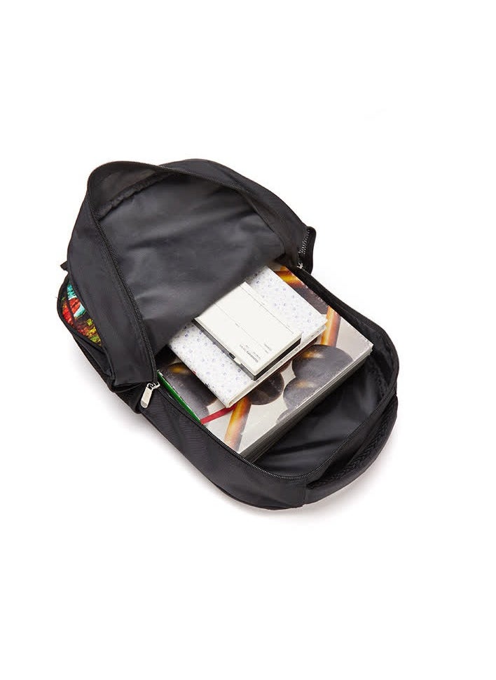 Generic - New product cross-border two-piece set 3D digital color printing casual primary school student schoolbag + pencil bag,2-5-Large + pencil case - Image 1